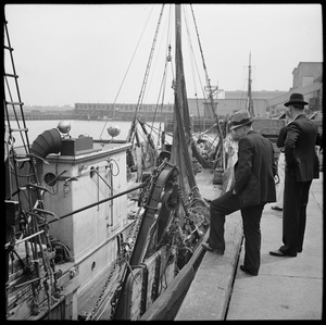 Fishing boats at T Wharf, Boston