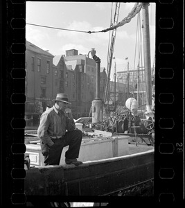 Trot line fishing boats at T Wharf