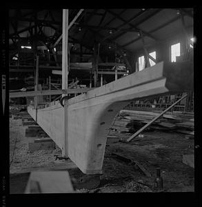 Building “Capt. Red” at Power’s Yacht Yard