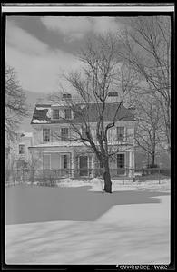 House in snow, Cambridge