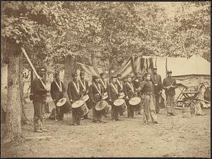 "Drum corps" 93d N.Y. Infantry, August, 1863