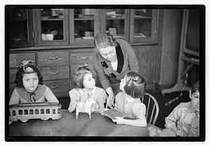 Mabel Adams, principal of Horace Mann School
