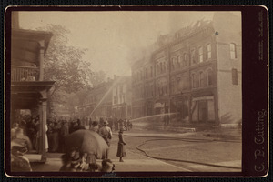 Firefighters at Central Block