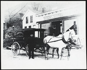 Byron L. DeVarennes General Store and Norton Bakery Wagon
