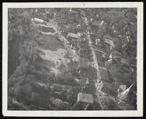 Aerial view of Lee Main Street and downtown