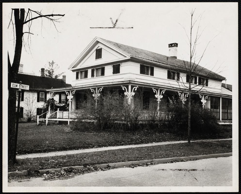 The Phelps house on Main Street - Digital Commonwealth