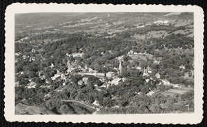 Aerial view of Lee downtown