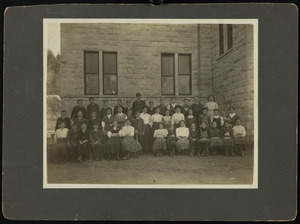 Hyde School, 8th grade 1907, Miss Frances Connors