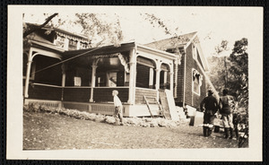 Wreck of Mary Hall's house, flood of 1938