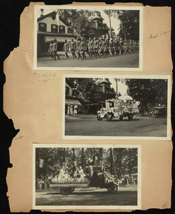 September 1, 1924 (Labor Day?) parade down Main St. and around Park Square