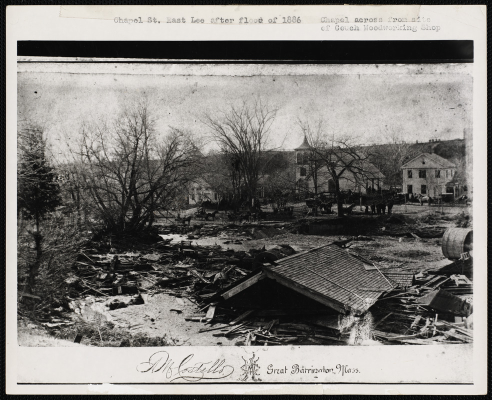 Chapel St. after flood of 1886
