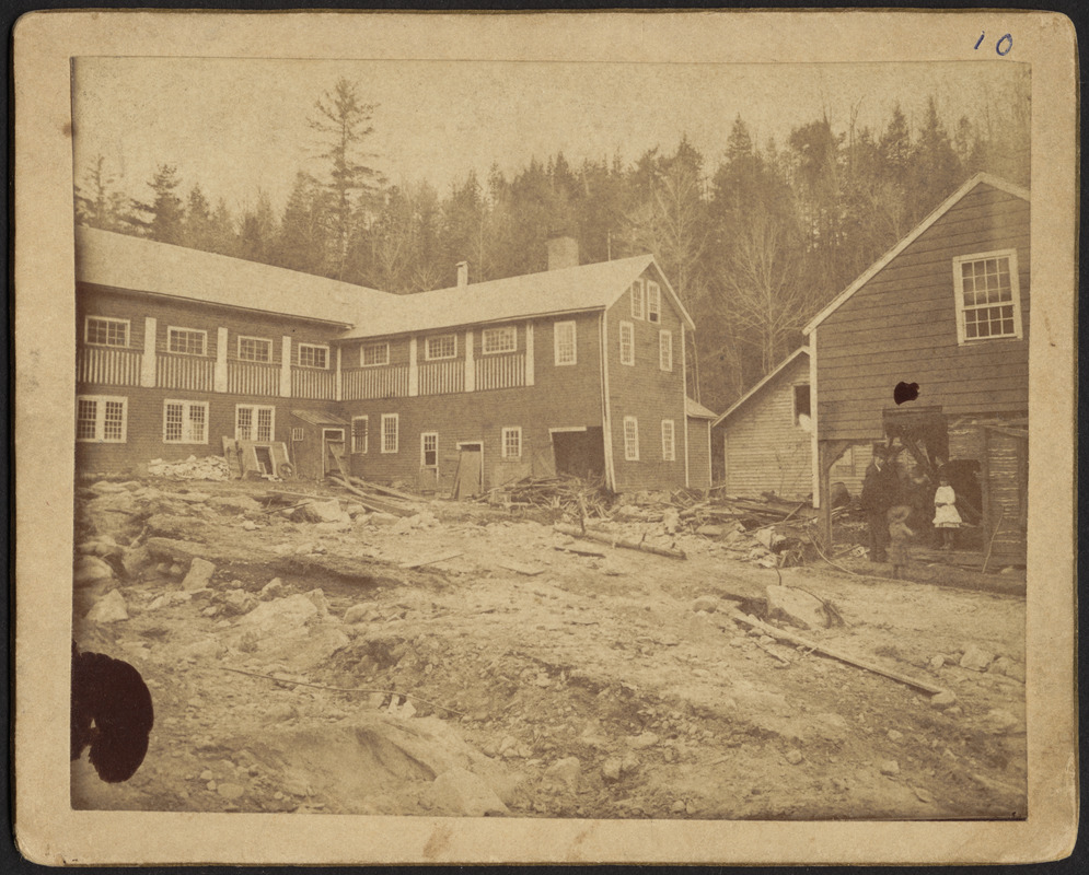 Garfield Mill, from below