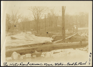 The State Road opposite power station, East Lee flood 11/5/27