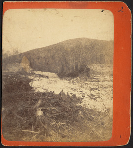 Mud Pond Dam, looking across the break