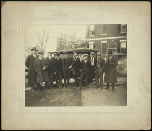 Arthur Rogers, Harold Norton, Thomas Sullivan, and at far right, Frank Coughlin