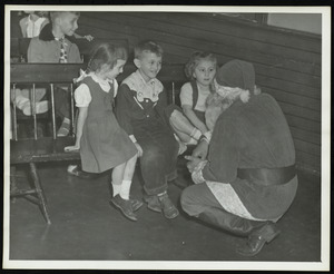 Santa with children