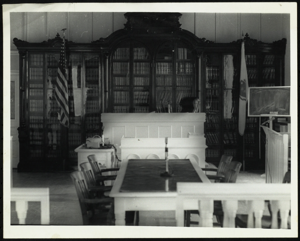 Court room, Memorial Hall