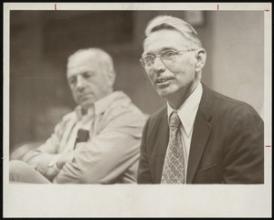 Left, Al Moser, right., George Wellspeak