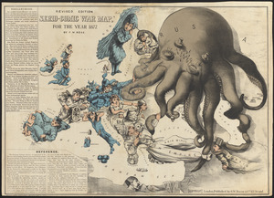 Serio-comic war map for the year 1877