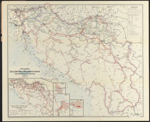 Železnička i brodarska karta Kraljevine Srba Hrvata i Slovenaca