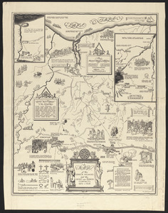A map of the Seneca villages and the Jesuit and French contacts 1615-1708