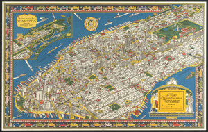 A map of the wondrous isle of Manhattan