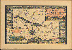 A map of the West Indies and the Spanish Main
