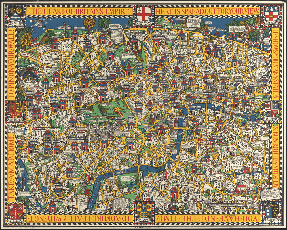 The Wonderground map of London town