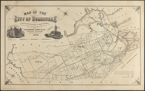 Map of the city of Somerville