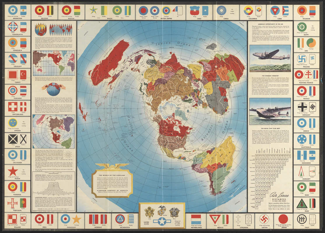 Global map for global war and global peace