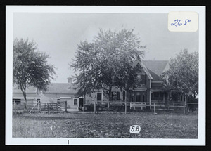 Frank Small house and stables, corner of R.R. Avenue and Home Street, South Hamilton