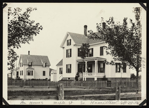 Mr. Horne's Maple Street, South Hamilton, Mass, Sept. 25, 1893