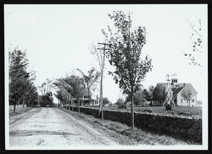 Bay Road, Hamilton, Mass., looking east toward Ellis house