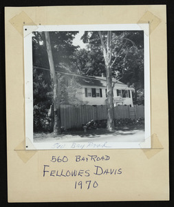 560 Bay Road, Fellowes Davis, 1970