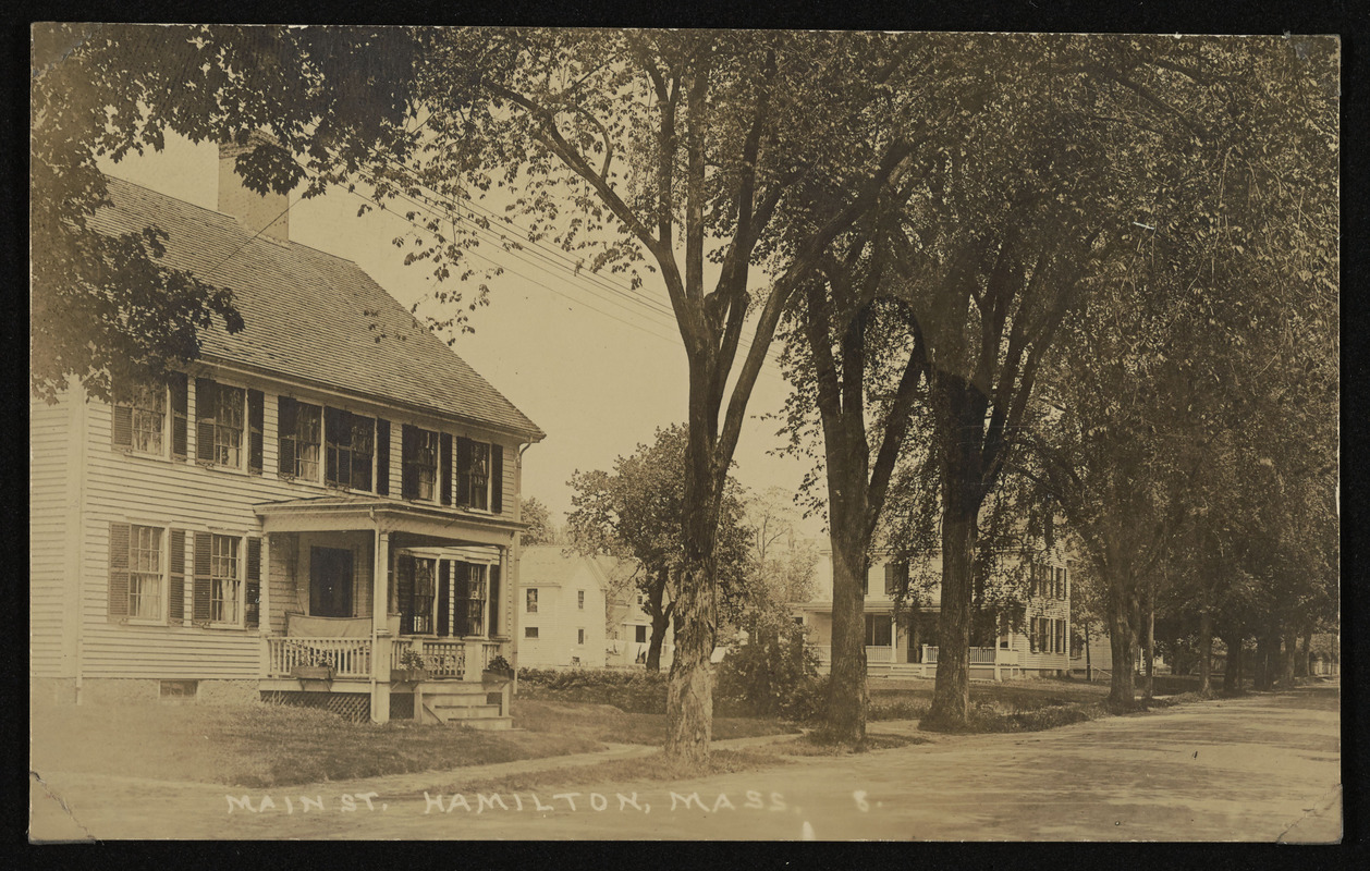 Main Street, Hamilton, Mass - Digital Commonwealth