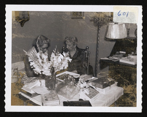 Grace C. Kinsman sitting with Mildred Appleton