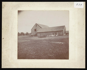 Roberts Farm, barn and workshop, 1895