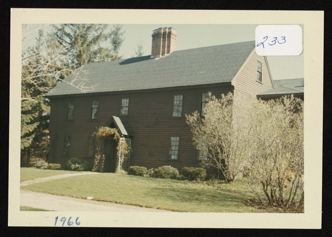 The Hubbard-Brown house, 1966