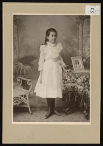Bernice Andrews, grammer school graduation picture, June 1900