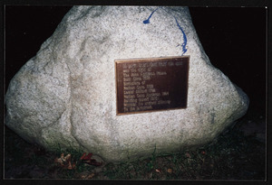 Rock monument at Grass Rides