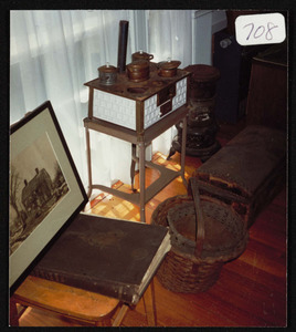 Toy stove, c. 1880s, Dorothy Bradford's mother's artifacts