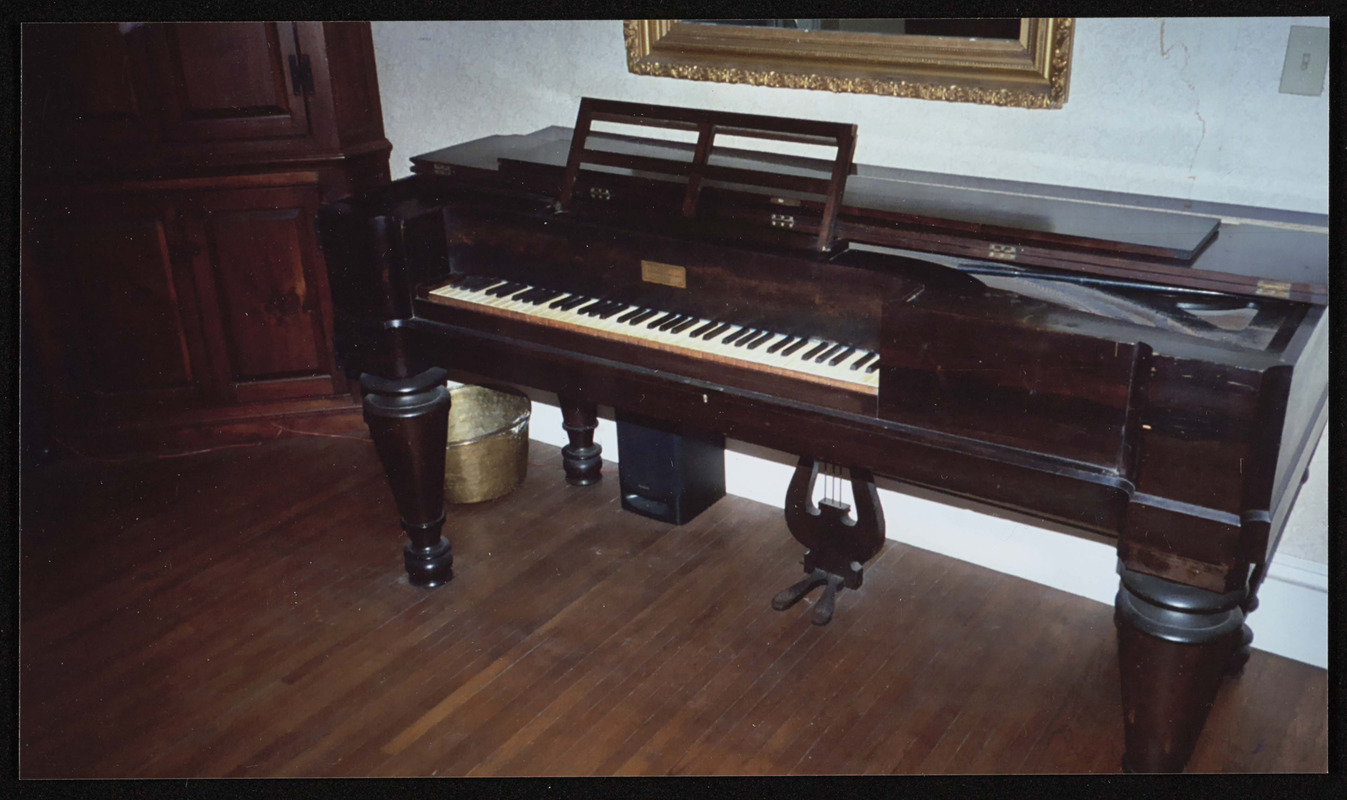 1830 Chickering piano, in Whipple family and Patch, now in Topsfield Town Hall