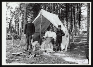 Early tenting of families at Asbury Grove, So. Hamilton, Mass, c. 1907