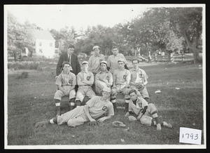 Baseball team at Asbury Grove, S. Hamilton, Ma
