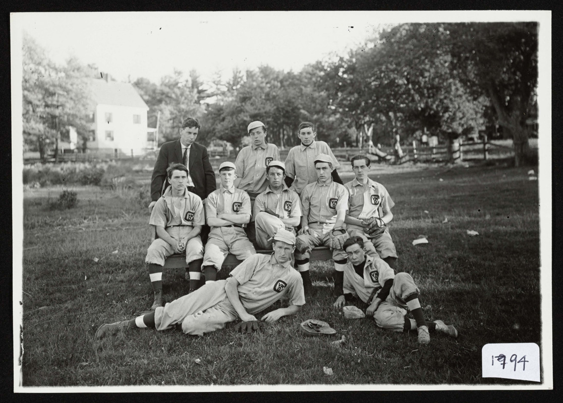 Baseball team at Asbury Grove, So. Hamilton, Mass