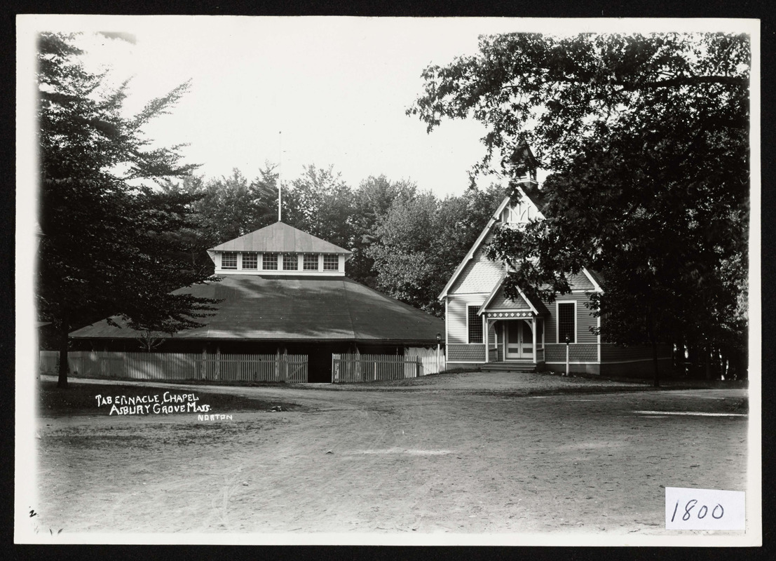 View of Tabernacle and Chapel at Asbury Grove, So. Hamilton, Mass. Digital Commonwealth