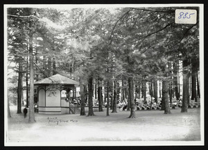 View of the Circle from the near the rear side of the Gazebo, Asbury Grove, So. Hamilton, Mass, circa 1910
