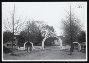 Entrance Gate to Asbury Grove, So. Hamilton, Mass., showing early arches