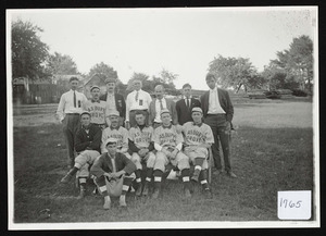 Asbury Grove baseball team, circa 1910