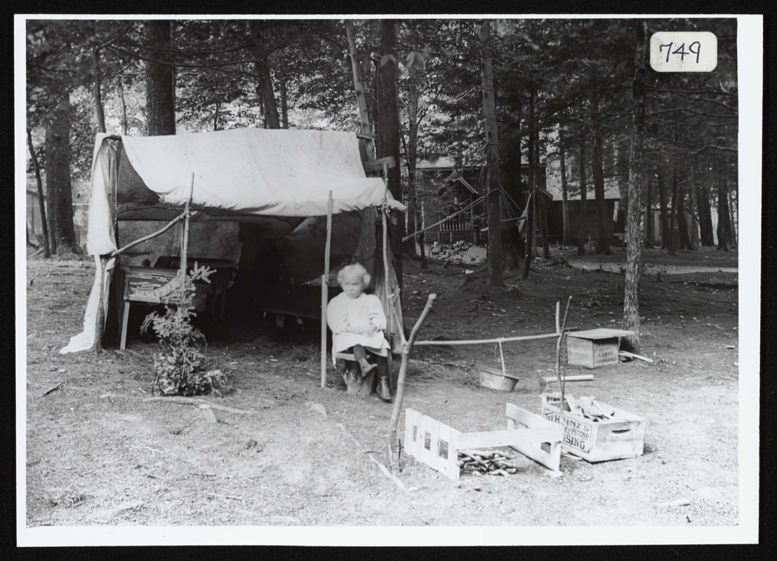 Typical early type tenting at Asbury Grove, So. Hamilton, Mass